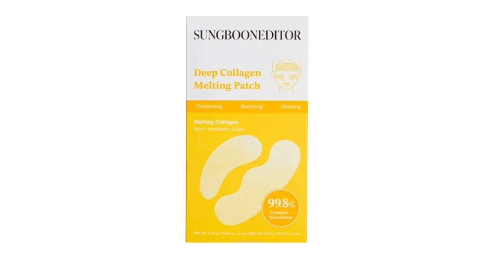 Sungboon Editor Deep Collagen Melting Patch – Oldható Kollagén Arc Tapaszok 6db/2.22g Kiárusítás