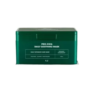 Csak ma VT Cosmetics Cica Daily Soothing Mask - Nyugtató Szövetmaszk Ázsiai Centellával 30db
