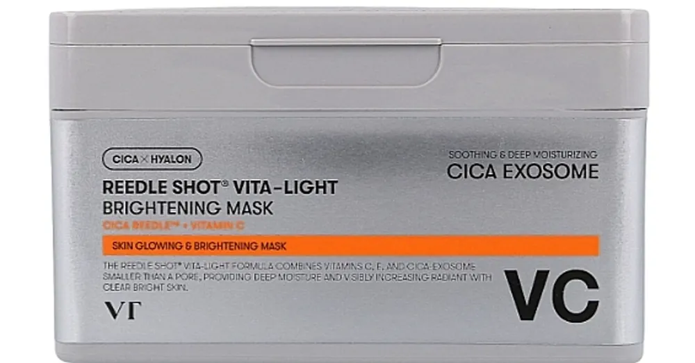 VT Cosmetics Reedle Shot Vita-Light Brightening Mask – Világosító Arcmaszk 30db Szezonális akció