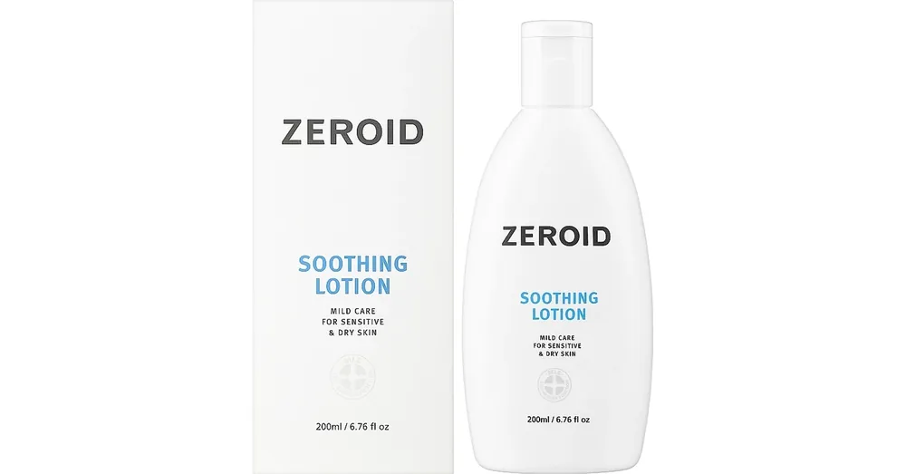 ZEROID Soothing Lotion - Nyugtató Testápoló Érzékeny Bőrre 200ml Árengedmény