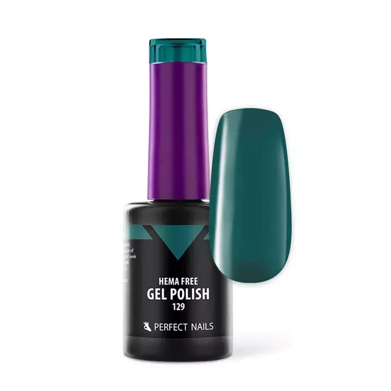 Gyors kiszállítás Perfect Nails Hema Free Gél Lakk 8ml - 129 Poison Green