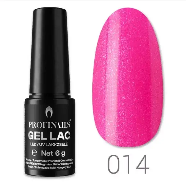 Profinails Gel Lac LED/UV lakkzselé 6gr No. 14 Legkelendőbb
