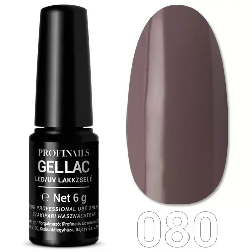 Kiárusítás Profinails Gel Lac LED/UV lakkzselé 6gr No. 80