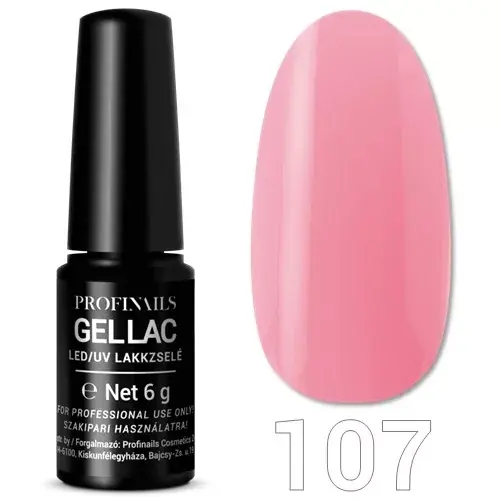 Profinails Gel Lac LED/UV lakkzselé 6gr No.107 Kiárusítás