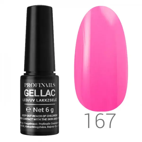 Biztonságos fizetés Profinails Gel Lac LED/UV lakkzselé 6gr No.167