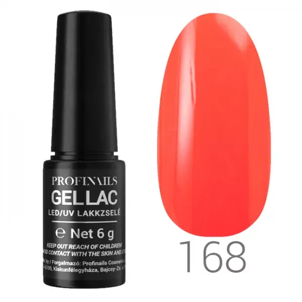 Akciós ár Profinails Gel Lac LED/UV lakkzselé 6gr No.168