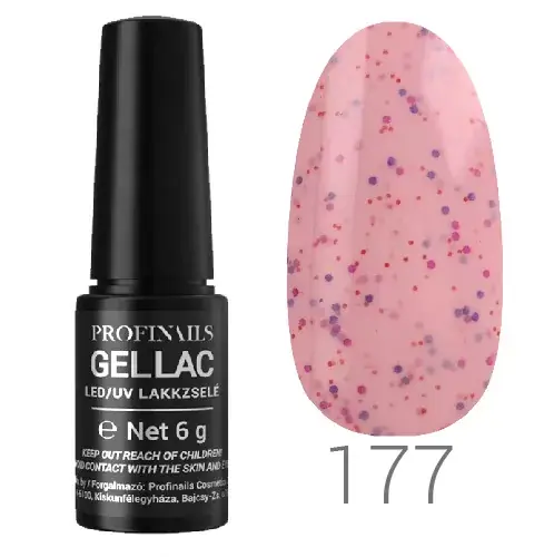 Profinails Gel Lac LED/UV lakkzselé 6gr No.177 Biztonságos fizetés
