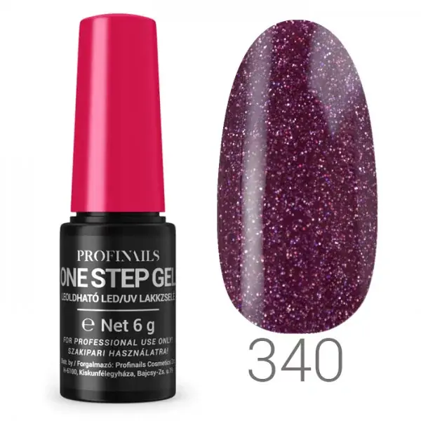 Profinails One Step Gel LED/UV lakkzselé 6 g No.340 Akció