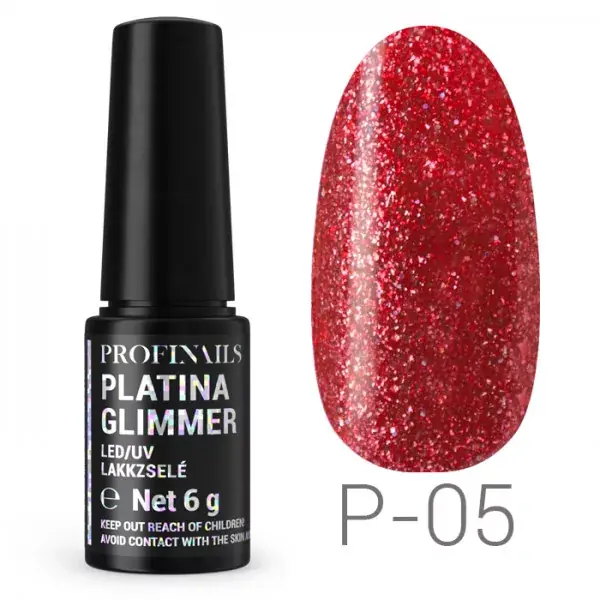 Profinails Platina Glimmer LED/UV lakkzselé 6gr P-05 Biztonságos vásárlás