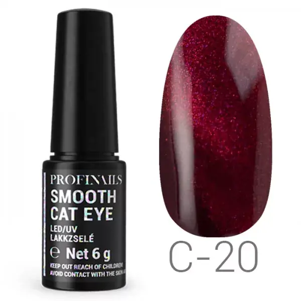 Ne maradj le Profinails Smooth Cat Eye LED/UV lakkzselé 6gr C-20
