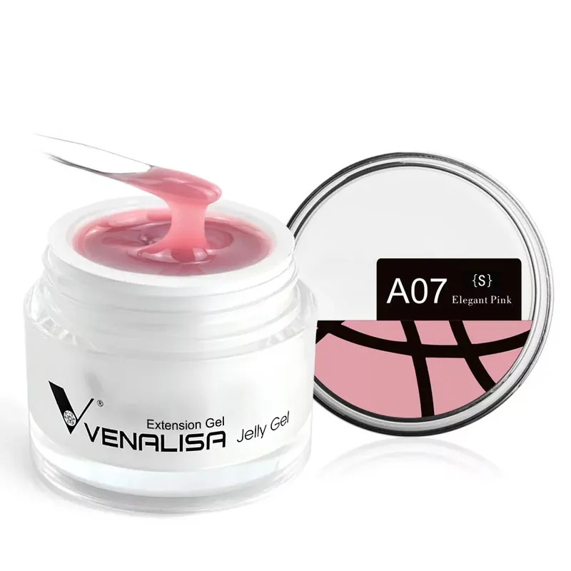 Venalisa Hard Jelly Gel - Építőzselé 50ml - A07 Elegant Pink Vedd meg online