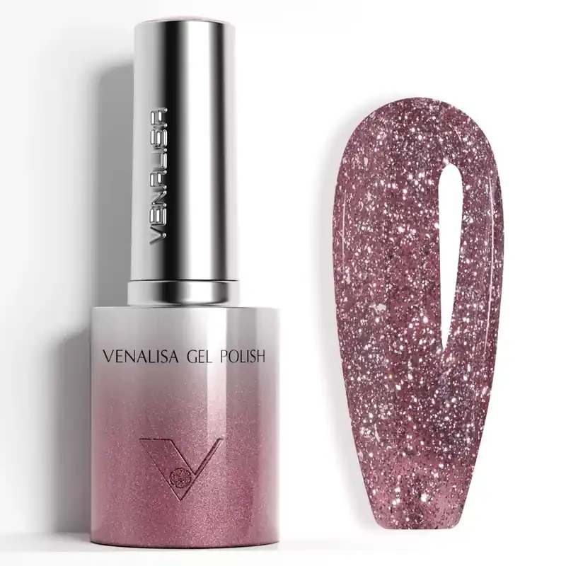 Biztonságos fizetés Venalisa Glitter Gel Polish 10ml - 5604