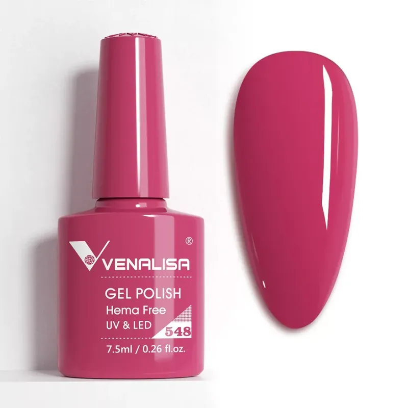 Csak ma Venalisa Hema Free Gel Polish Upgraded Formula 7.5ml - 548