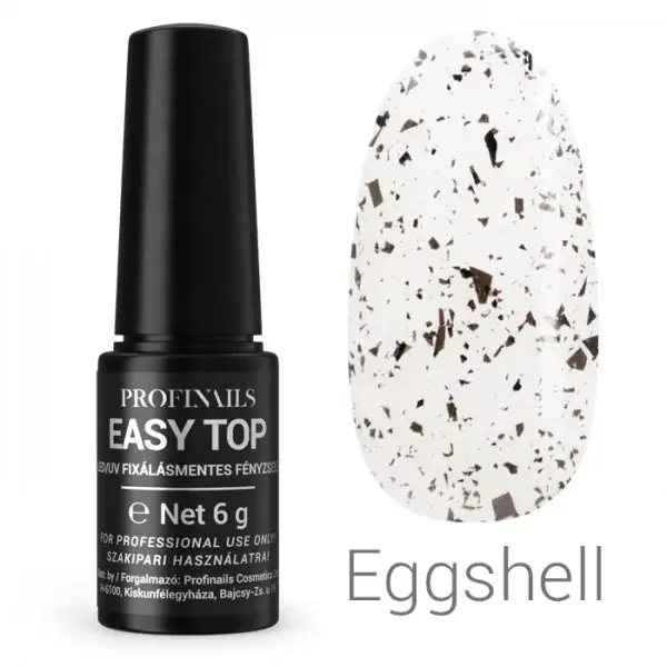 Rendeld meg most Profinails Easy Top fixálásmentes LED/UV fényzselé 6g Egg Shell