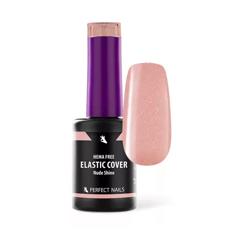 Perfect Nails Elastic Base Gel - Hema Free Erősített Gél Lakk Alap 8ml - Nude Shine Biztonságos fizetés