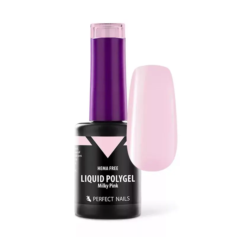 Perfect Nails Liquid Polygel - Milky Pink 8ml Árengedmény