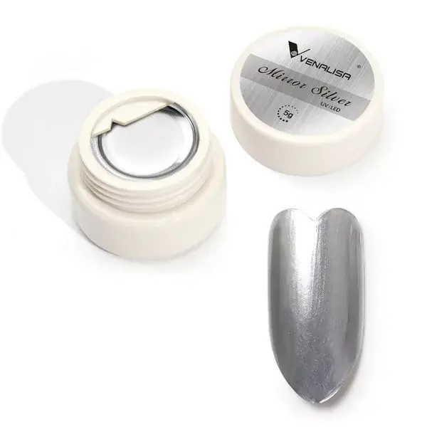 Biztonságos vásárlás Venalisa Mirror Silver Color Painting Gel 5g