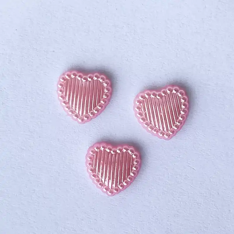 Legnépszerűbb 3D Diy Körömdíszítő Charm Rózsaszín Szív