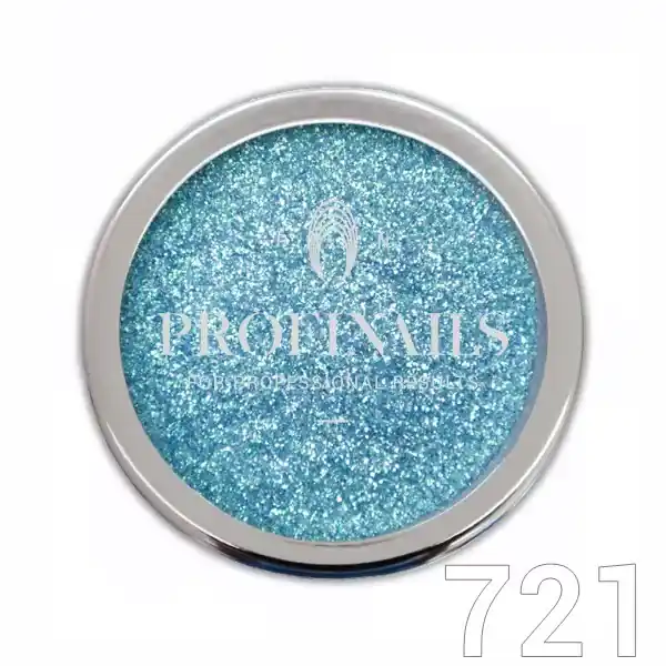 Akciós ár Profi Nails Candy Aurora Powder csillámpor 1g Light Blue No. 721