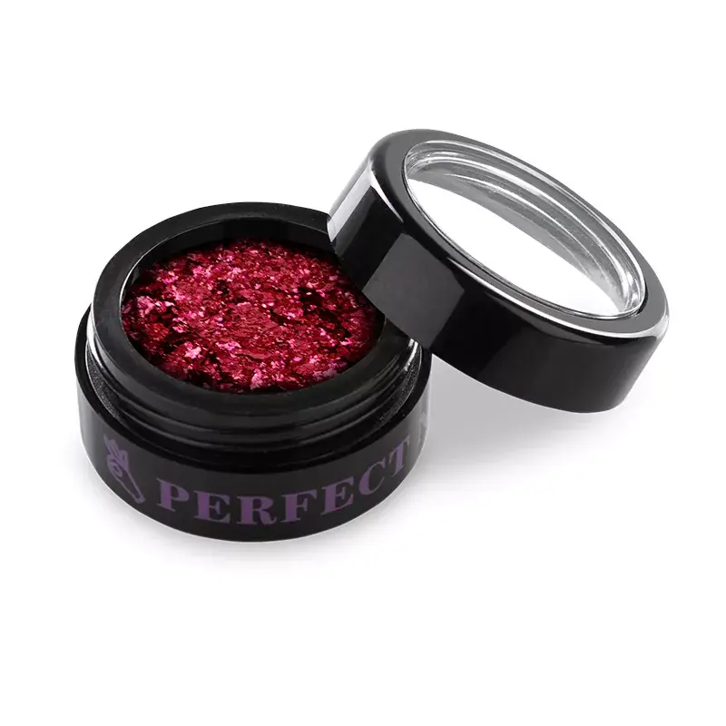 Végkiárusítás Perfect Nails Metal Chrome Flakes - Körömdíszítő Pehely - Piros