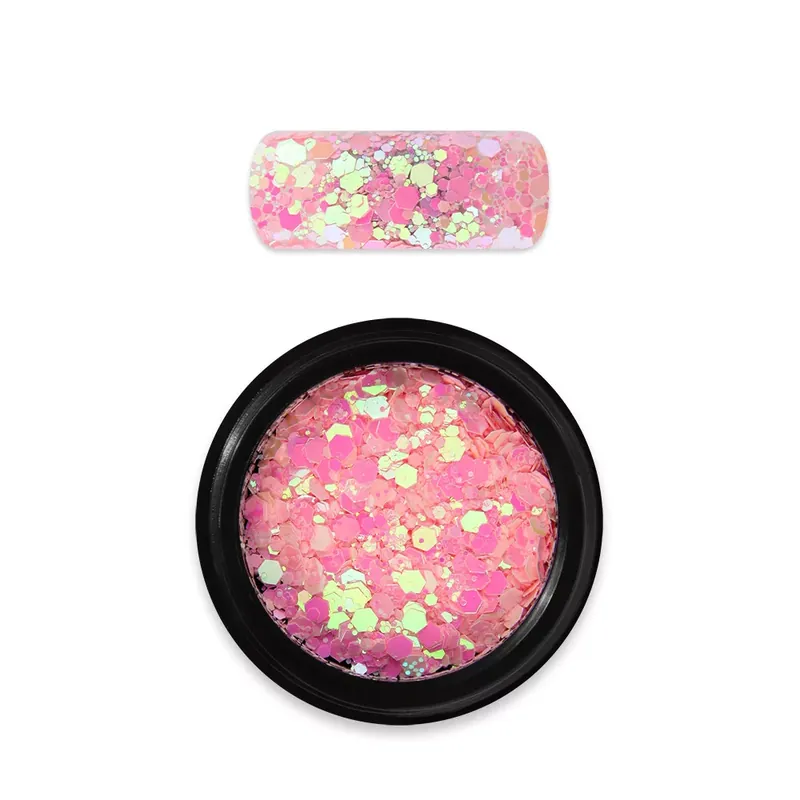 Moyra Holo glitter mix No.23 Chameleon sugar pink Akciós ár