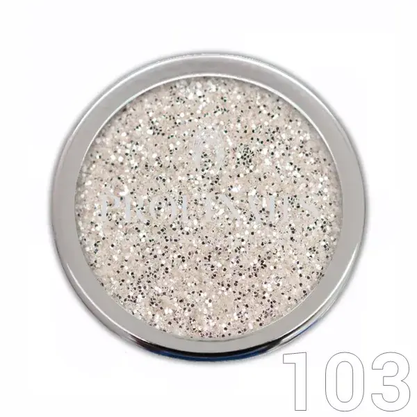 Bestseller Profi Nails Pure Silver glitter 3g No.103 (ezüst árnyalat)