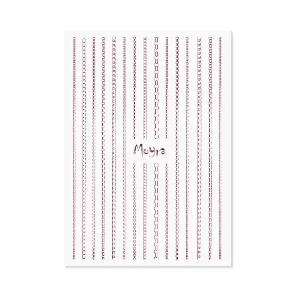 Expressz kézbesítés Moyra Körömdíszítő csík CHAIN Rose Gold