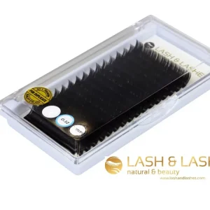 Azonnali szállítás Lash and Lashes Super Silk Duplázó Műszempilla - 16 Soros - 12mm One Size, 0,10mm - D ív