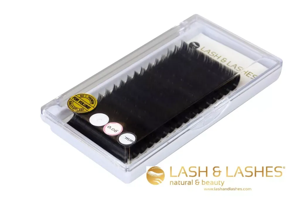 Gyors szállítás Lash and Lashes Super Silk 3-5D Műszempilla - 16 Soros - 13mm One Size, 0,07mm - CC ív *