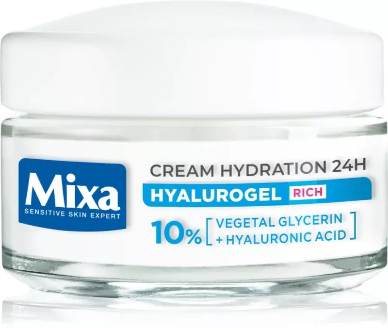 Azonnali szállítás Mixa Hyalurogel Rich Intenzíven Hidratáló Arckrém 50ml