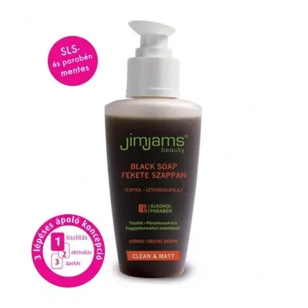 Expressz szállítás JimJams - Fekete szappan 125ml