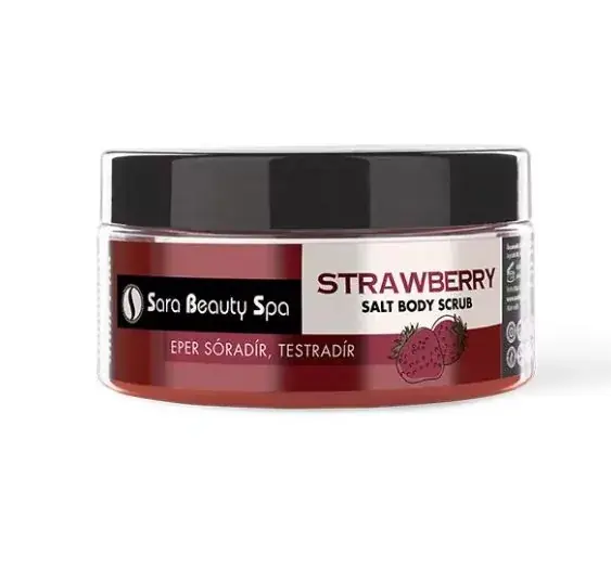 Sara Beauty Spa Bőrradír és Testradír - Eper Sóradír - 300ml Szuper akció