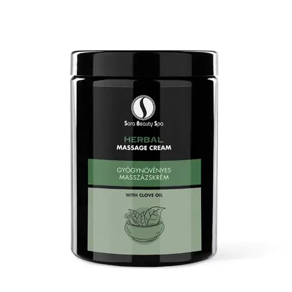 Sara Beauty Spa Gyógynövényes masszázskrém - 1000ml Szuper akció