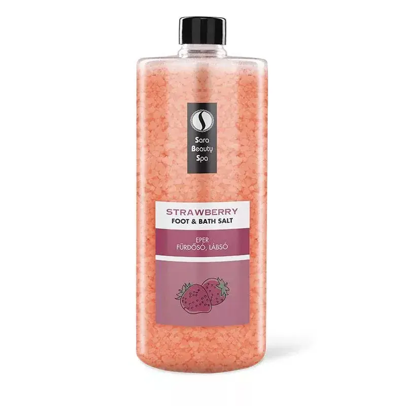 Sara Beauty Spa Frissítő Fürdő és Lábáztató Só - Eper 1320g Akciós ár