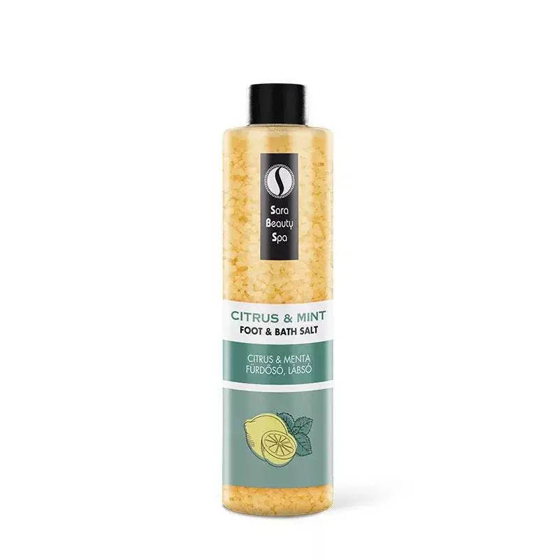 Sara Beauty Spa Frissítő Fürdő és Lábáztató Só - Citrus & Menta 330g Legkelendőbb