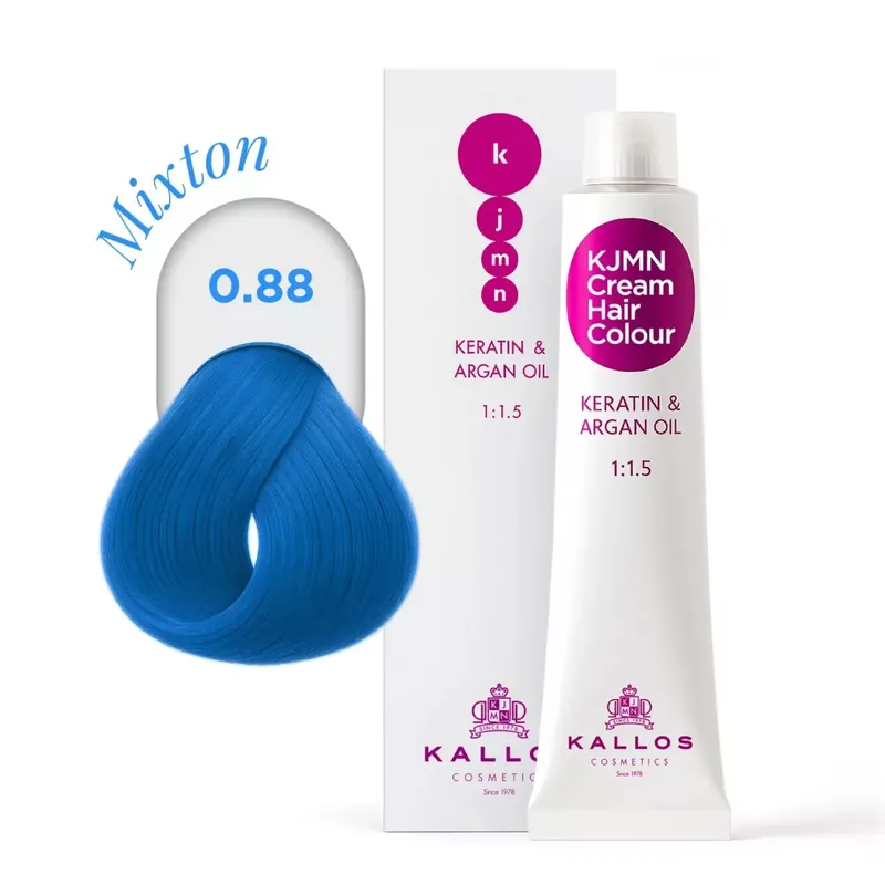 Kallos - KJMN Krém Hajfesték Kék 0.88 Mixton 100ml Expressz szállítás