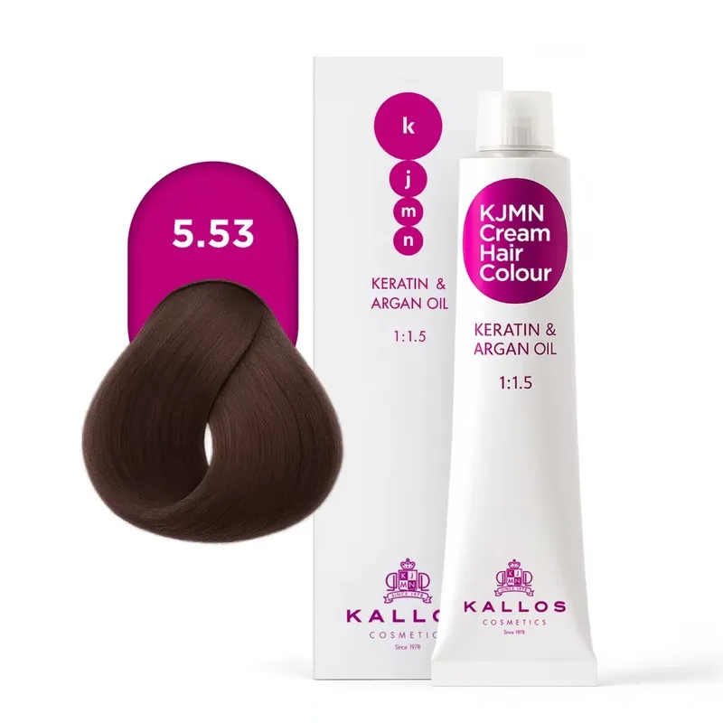 Kallos - KJMN Krém Hajfesték Kakaó 5.53 100ml Azonnali szállítás