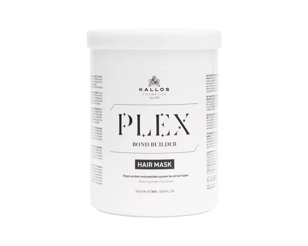 Kallos Plex Bond Builder hajpakolás növényi protein és Peptid komplex-szel 500ml Biztonságos fizetés