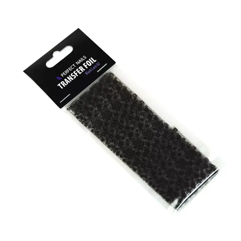 Szuper akció Perfect Nails Transzferfólia - Black Lace 02