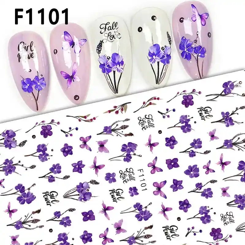 Niiza Körömmatrica - F1101 Virág Ne maradj le