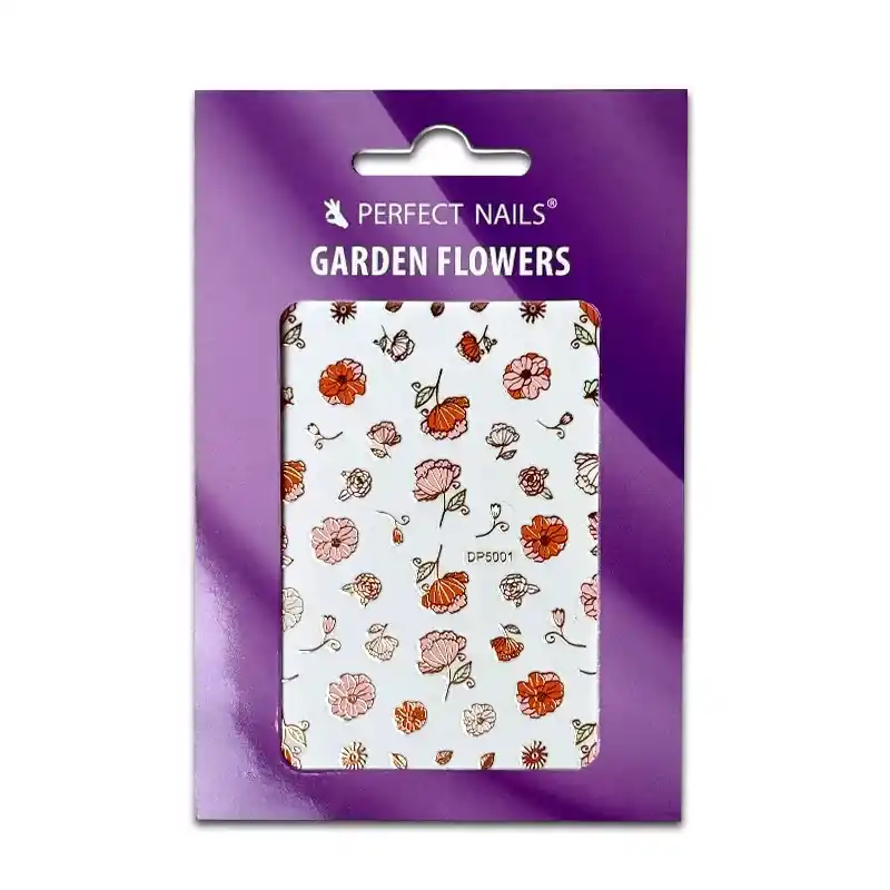 Olcsó Perfect Nails Körömmatrica - Garden Flowers