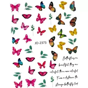 Azonnal elérhető Niiza Körömmatrica - JO-2373 Pillangó