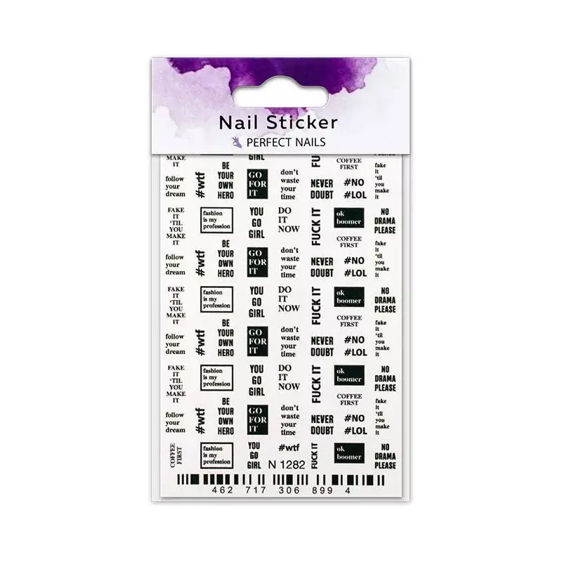 Perfect Nails Körömmatrica - Script Kedvezményes ár