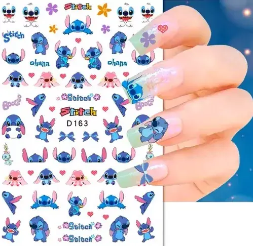 Niiza Körömmatrica D163 Stitch Mese Biztonságos fizetés