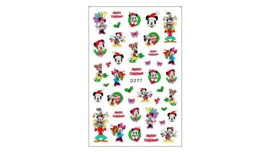 Niiza Körömmatrica - D277 Karácsony Mickey Csak ma