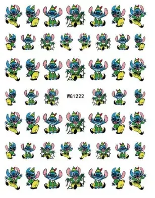 Expressz kézbesítés Niiza Körömmatrica - Stitch WG1222
