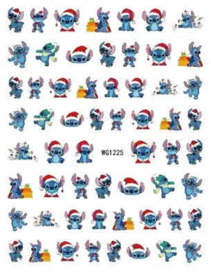 Niiza Körömmatrica - Stitch WG1225 Népszerű