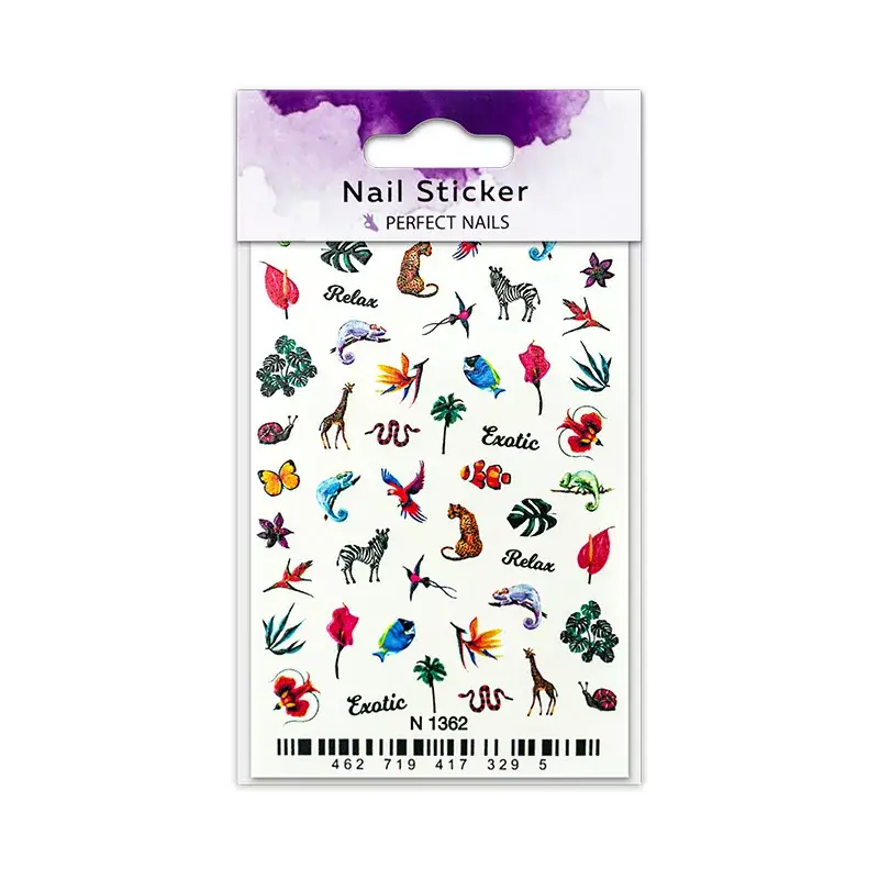 Nézd meg most Perfect Nails Körömmatrica - Exotic Life