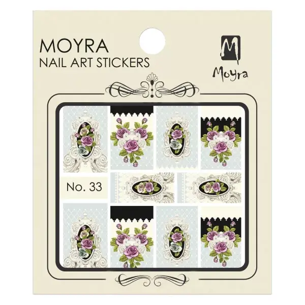 Kedvezmény Moyra Körömmatrica No. 33 *
