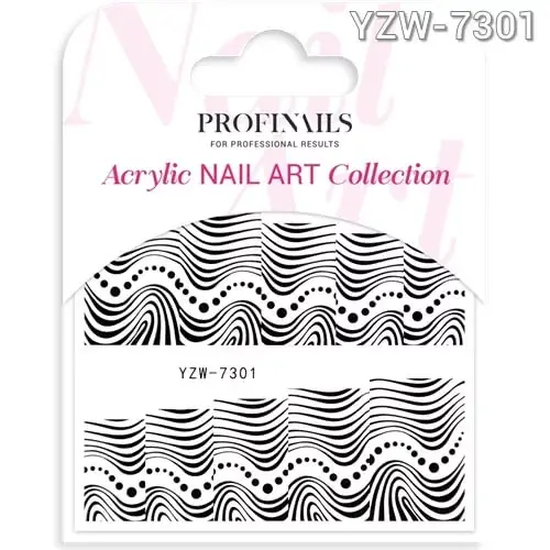 Profinails Acrylic Nail Art matrica YZW-7301 * Csak ma